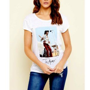 Jimi Hendrix Jaming Signature Burnout blues rock Official T-Shirt L NWT